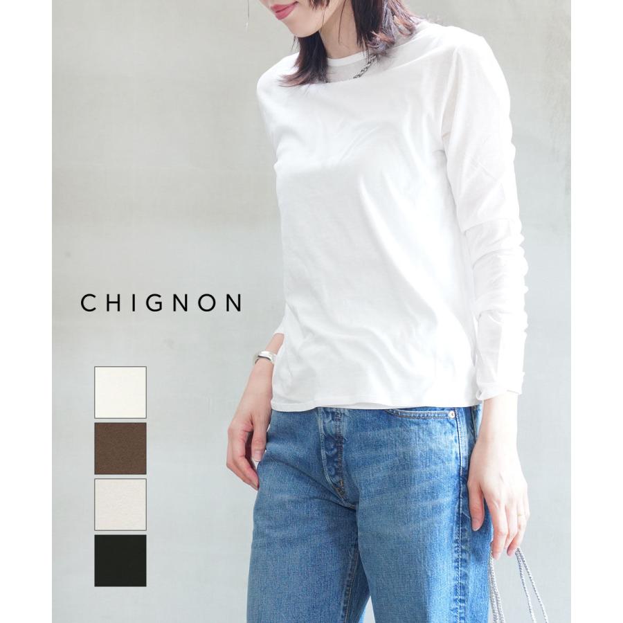 シニヨン シアーロングスリーブプルオーバー CHIGNON 8453-406KK 国内正規品 2025春夏新作 シニヨン シアーロングスリーブプルオーバー CHIGNON レディース 国内