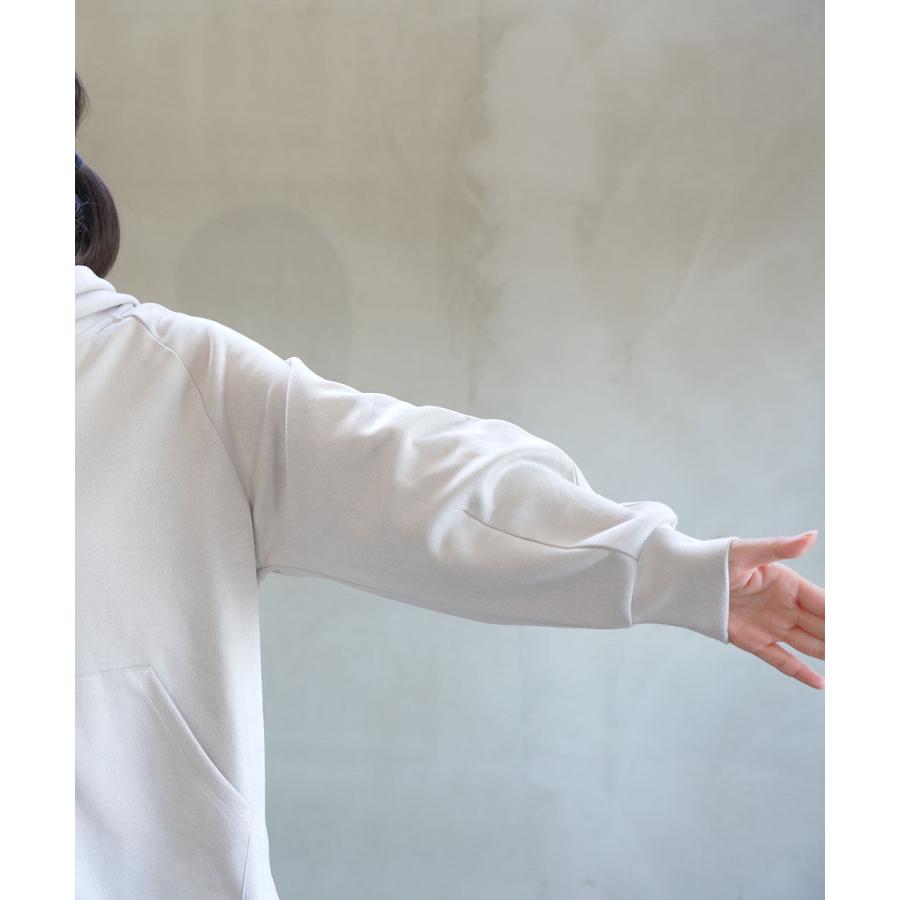 イノウェーブ マシュマロスウェード ジップパーカー INNOWAVE