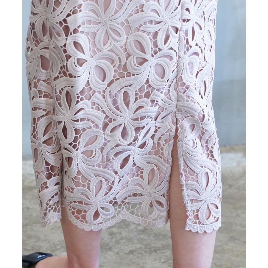 イノウェーブ リボンレースタイトスカート innowave レディース 国内