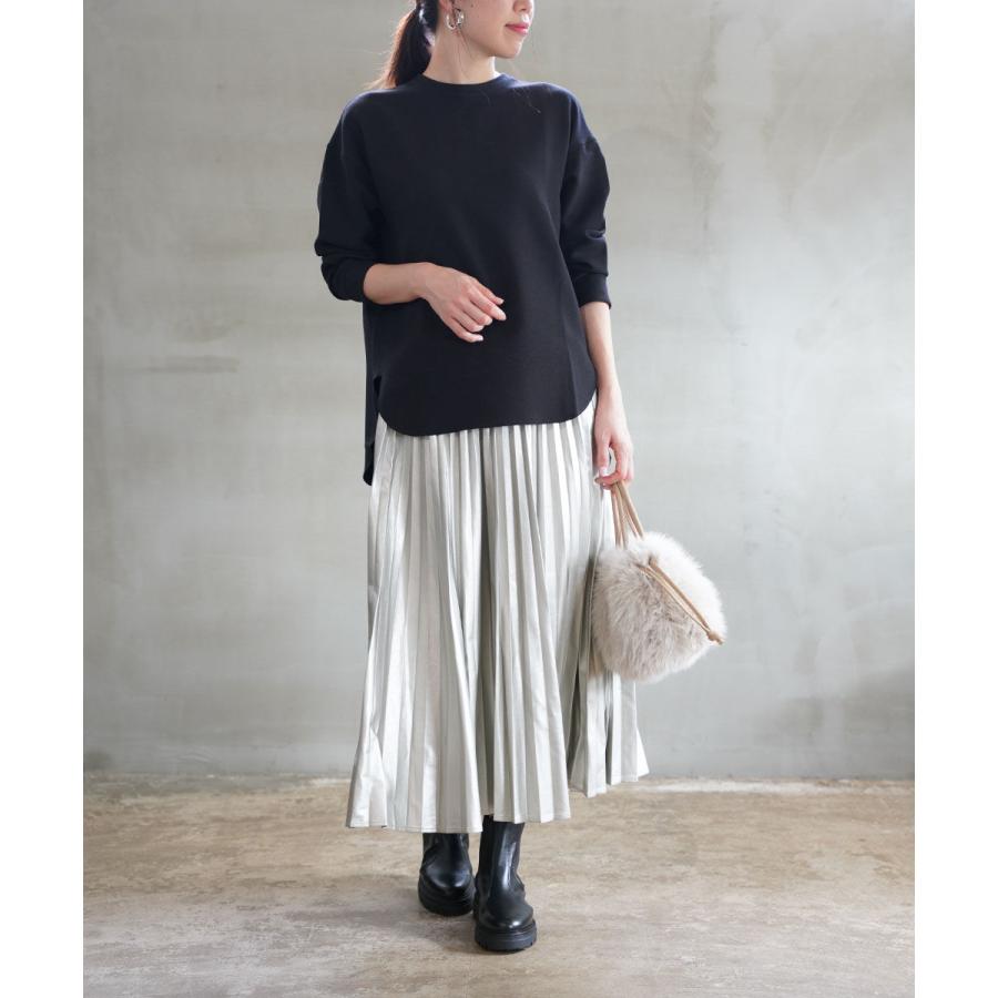 シードレイク フェイクレザー プリーツスカート Seadrake レディース