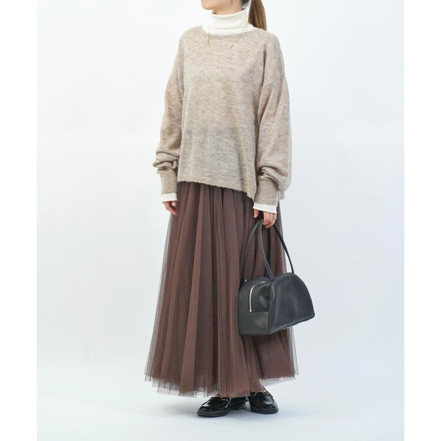 シニヨン シアーボリュームニットプルオーバー CHIGNON レディース 