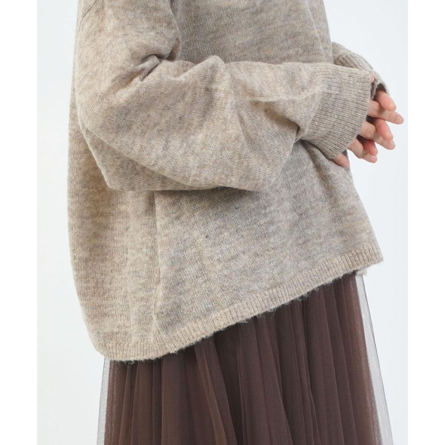 シニヨン シアーボリュームニットプルオーバー CHIGNON レディース 
