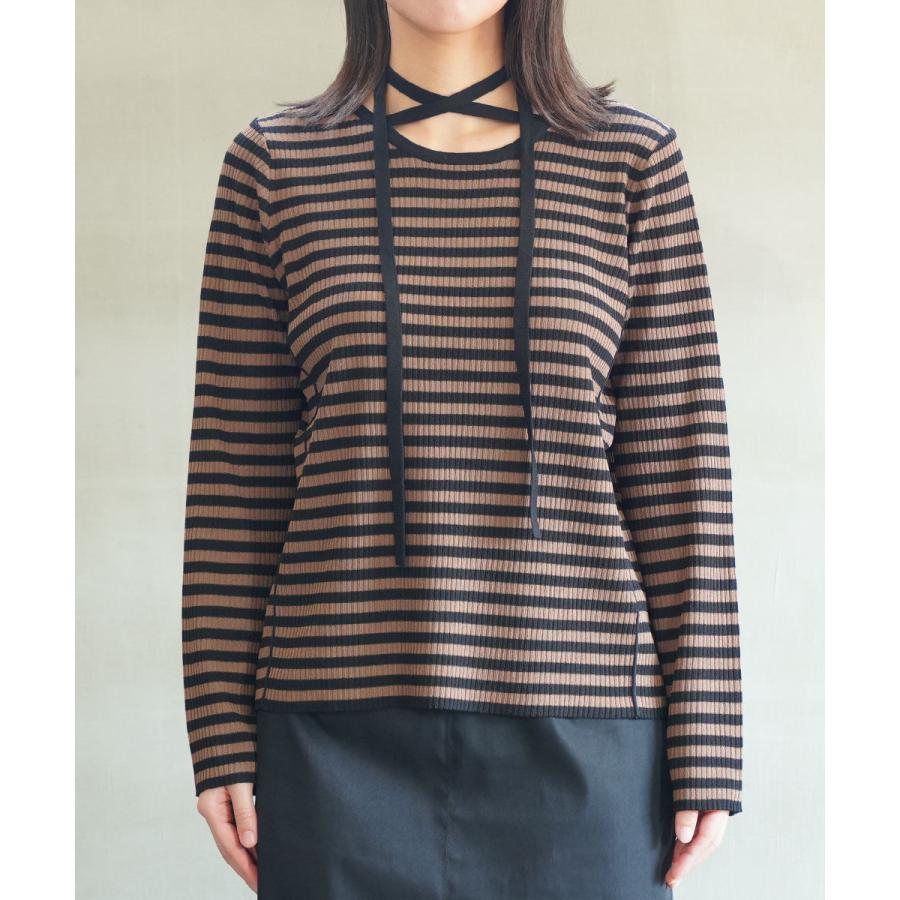 新品タグ付き　CHIGNON(シニヨン)　チョーカーニット 2025ss シニヨン 2WAYチョーカーニットプルオーバー CHIGNON 2025秋冬新作