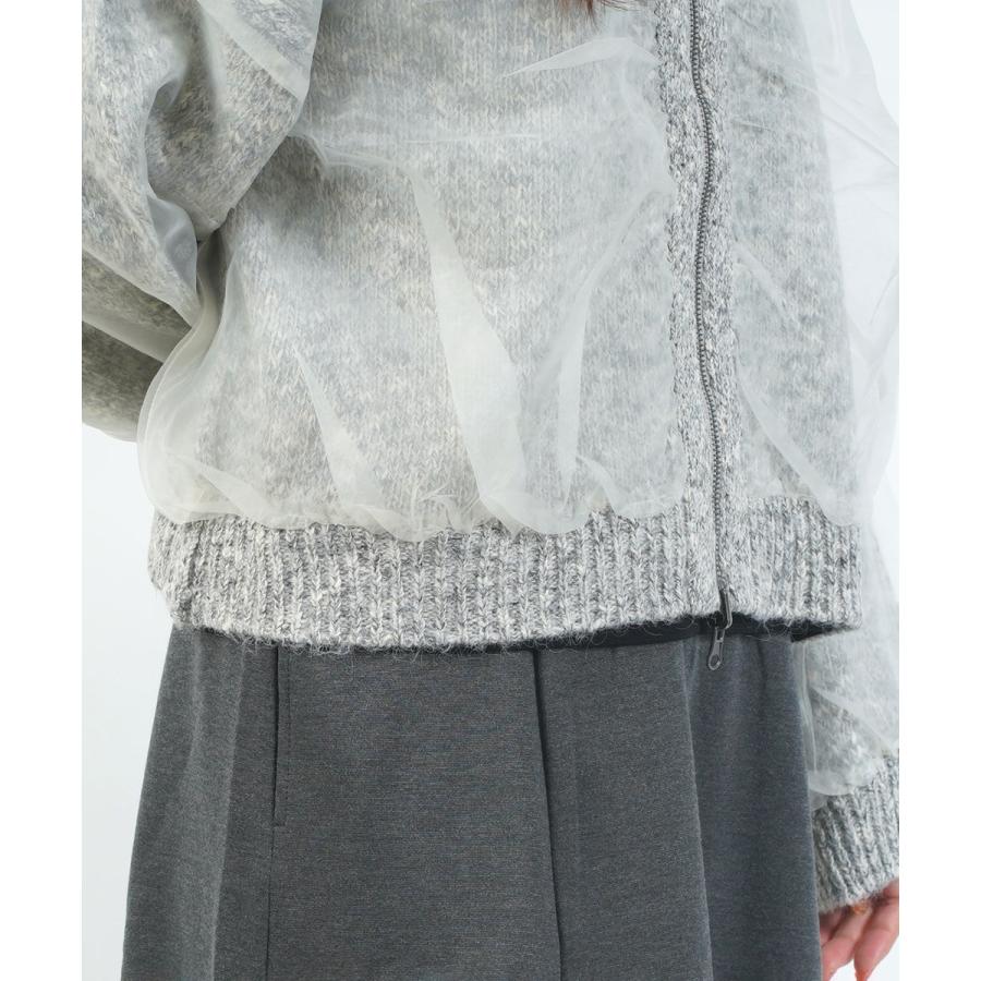 CHIGNON シニヨンリバーオーガンドッキングカーディガン シニヨン リバーオーガンドッキングカーディガン CHIGNON 2025秋冬新作