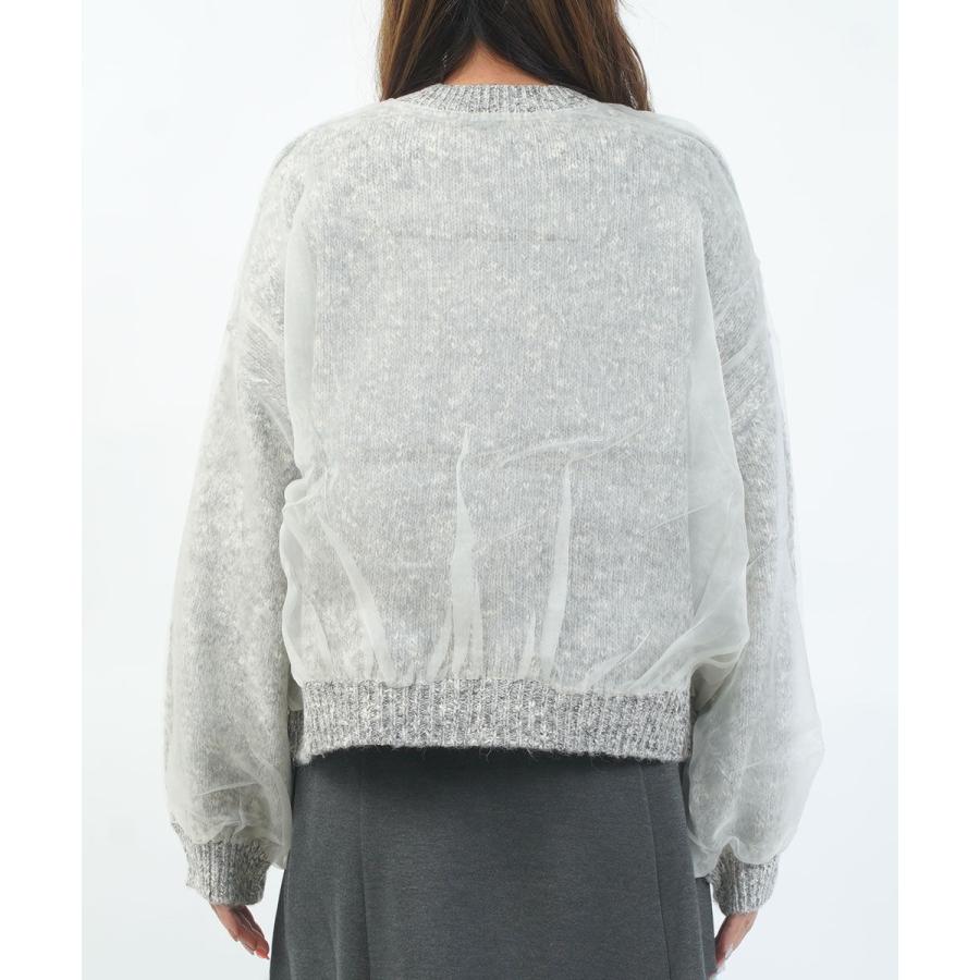 シニヨン リバーオーガンドッキングカーディガン CHIGNON レディース