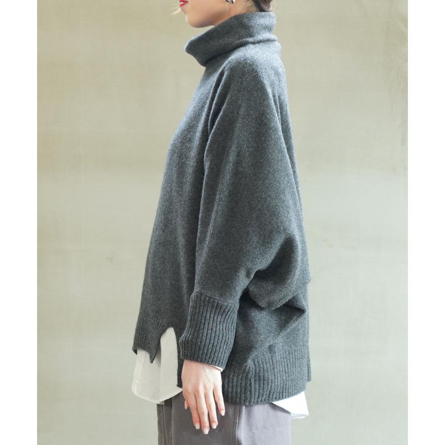 アルドリッジ ドルマンスリーブニットプルオーバー ALDRIDGE