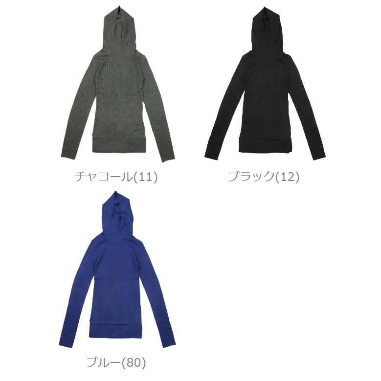 アントム リブ フーディ ニットプルオーバー ANTHOM 2025秋冬新作