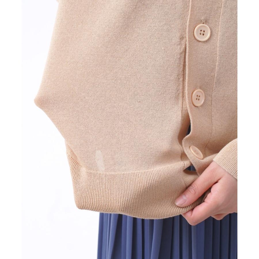 アントム エルボーパッチ シアーカーディガン ANTHOM レディース 国内