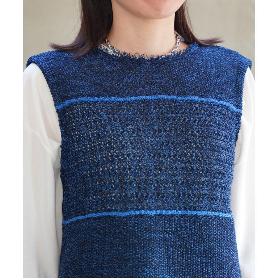 アダワス ペーパーヤーンオープンバックベスト ADAWAS レディース 国内