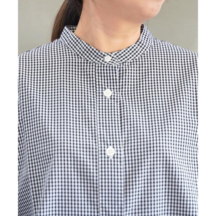 美品 ブルーレイクマーケット BLUE LAKE MARKET ラウンドヘムロングシャツ/ホワイト バンドカラー ワンピース ドレス【2400014487930】 美品 ブルーレイクマーケット BLUE LAKE MARKET ラウンドヘムロング