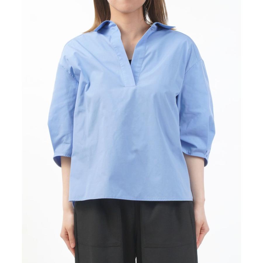 イノウェーブ ハイカウントTC スキッパーシャツ innowave レディース