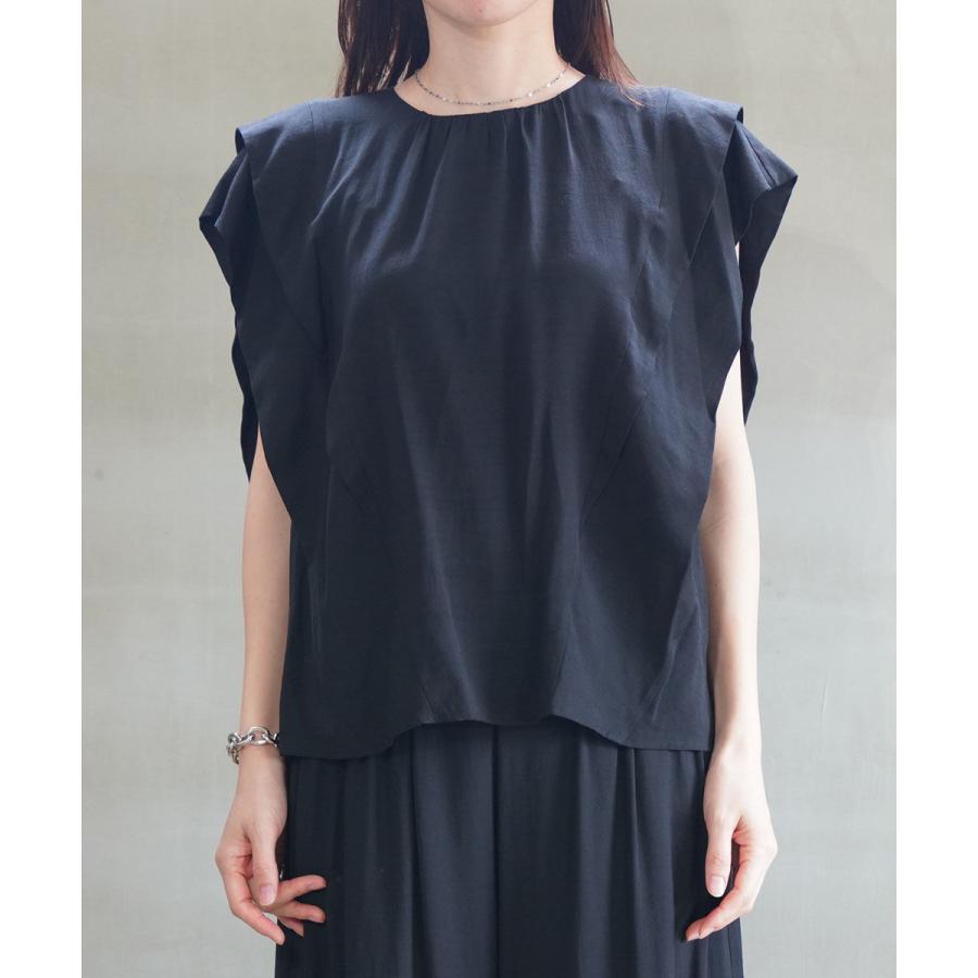 コウト フリルブラウス qout レディース 国内正規品 : etre!par bleu
