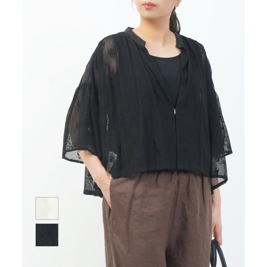 シードレイク スクエアメッシュフラワーブラウス Seadrake B-8920885 国内正規品 2025春夏新作 送料無料 シードレイク スクエアメッシュフラワーブラウス Seadrake レディース