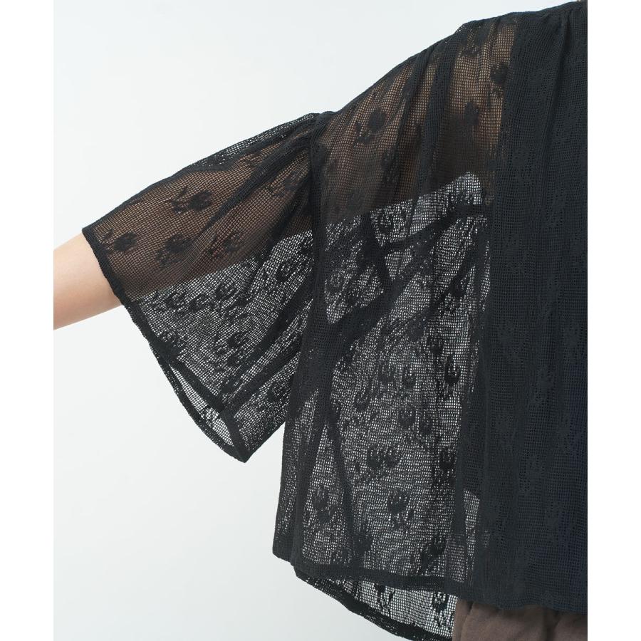 シードレイク スクエアメッシュフラワーブラウス Seadrake レディース