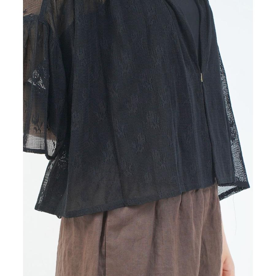 シードレイク スクエアメッシュフラワーブラウス Seadrake レディース