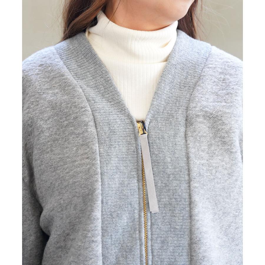 シードレイク イタリアンエアリー Vネックジップブルゾン Seadrake