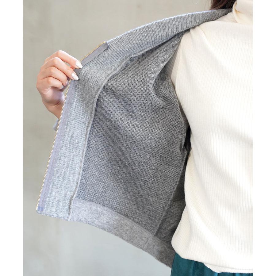 シードレイク イタリアンエアリー Vネックジップブルゾン Seadrake