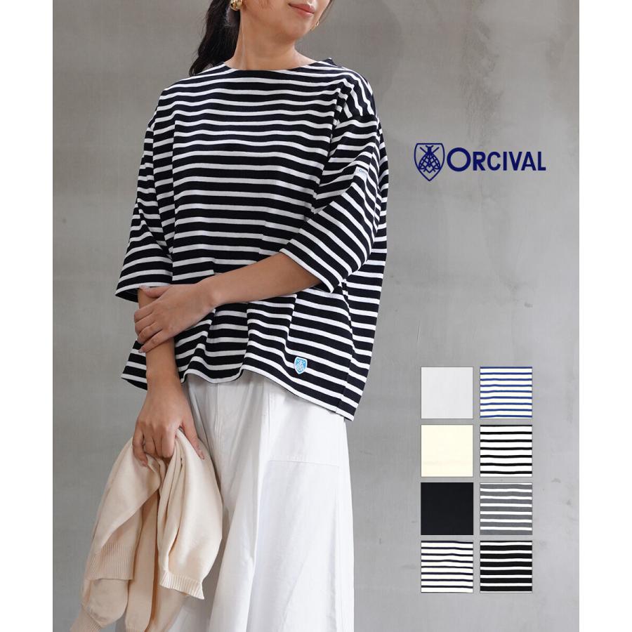 ORCIVAL オーチバル・オーシバル コットンロード クルーネック ルーズ 
