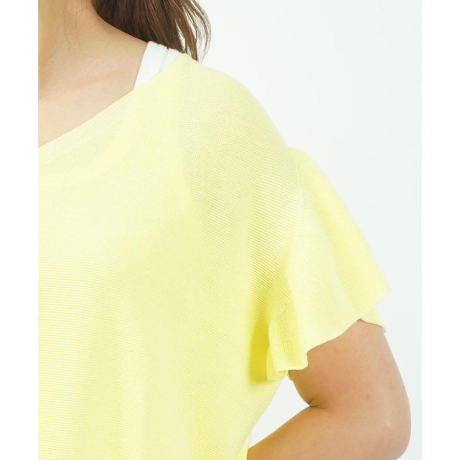 Brahmin（ブラーミン） 和紙ニット Vネックニットプルオーバー Brahmin