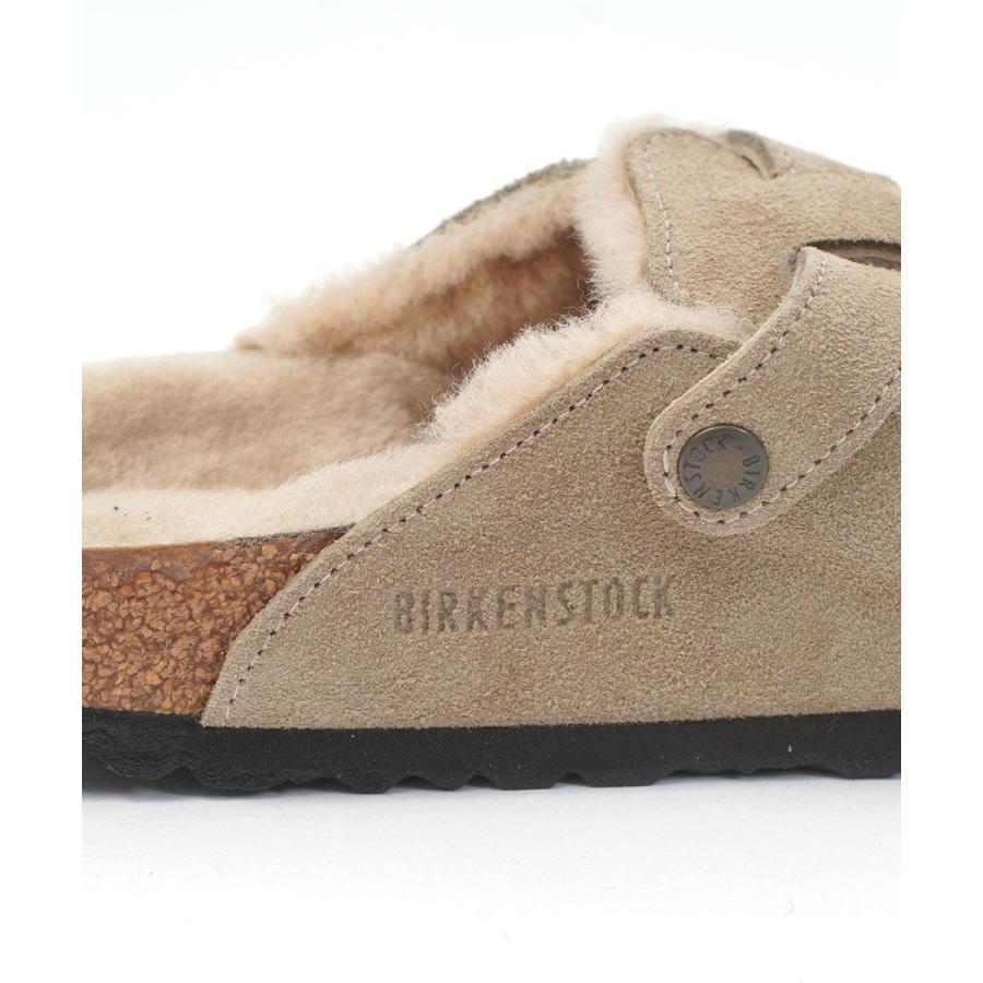 ビルケンシュトック　ボストン　シアリング　内ボア　ムートン　グレー　25cm ビルケンシュトック ボストン シアリング 内ボア ムートン