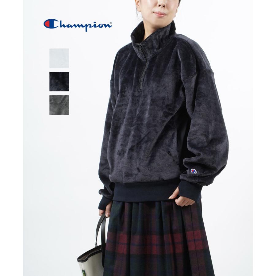 チャンピオン ハーフジップシャツ プルオーバー Champion C3-W032 国内正規品 220209 送料無料 Champion（チャンピオン） ハーフジップシャツ プルオーバー