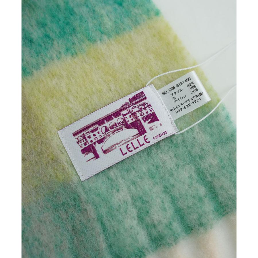 レレ チェックマフラー LELLE レディース 国内正規品 : etre!par bleu