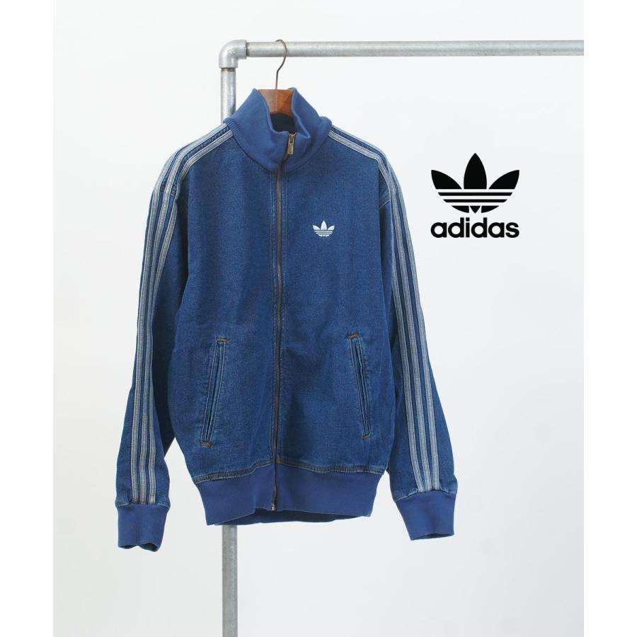 アディダス アディカラー デニム ファイヤーバード トラックトップ