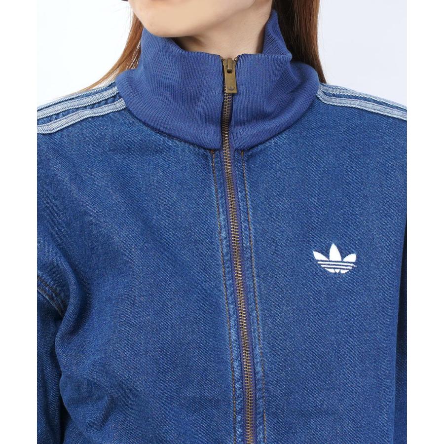 アディダス アディカラー デニム ファイヤーバード トラックトップ