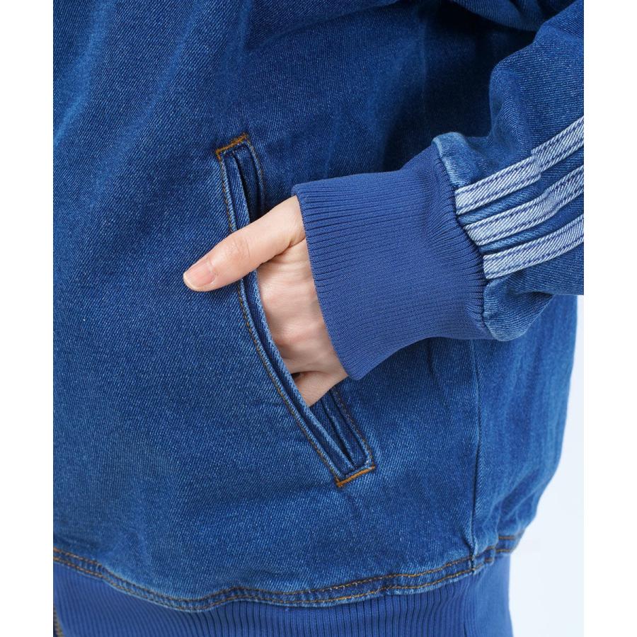 アディダス アディカラー デニム ファイヤーバード トラックトップ