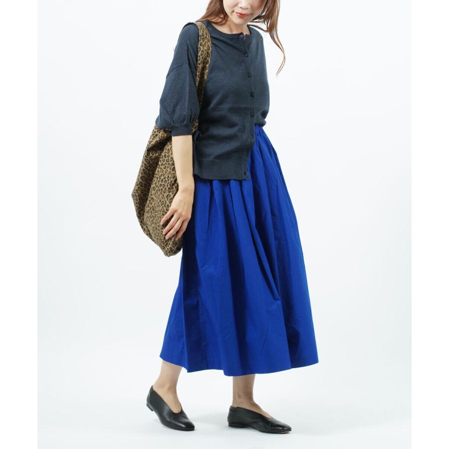 DANA FANEUIL ダナファヌル タックロングスカート コットンスカート  