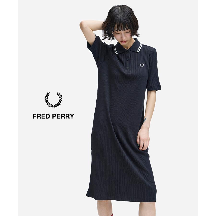 フレッドペリー RIBBED POLO DRESS FRED PERRY 2026春夏新作
