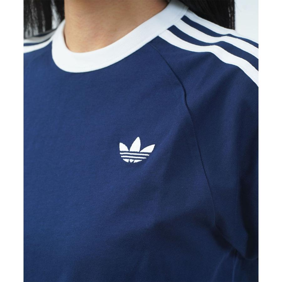 アディダス スリーストライプTシャツ adidas 2026春夏新作 レディース