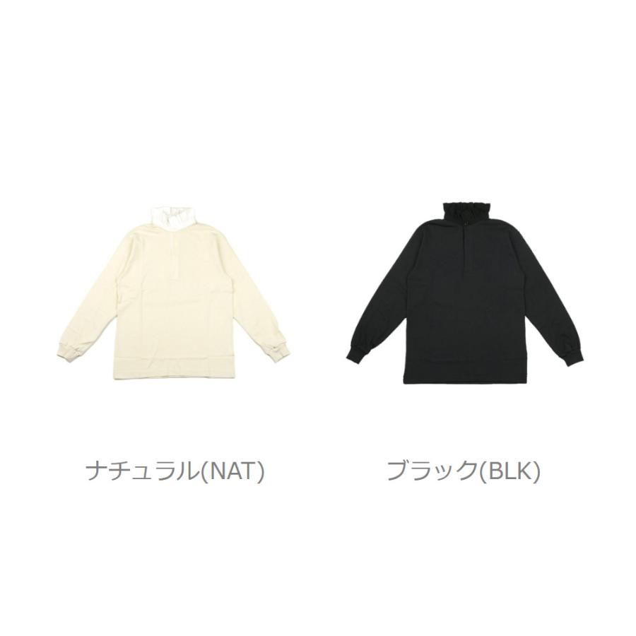 dahl'ia（ダリア） フリルラガーシャツ プルオーバー レディース 国内