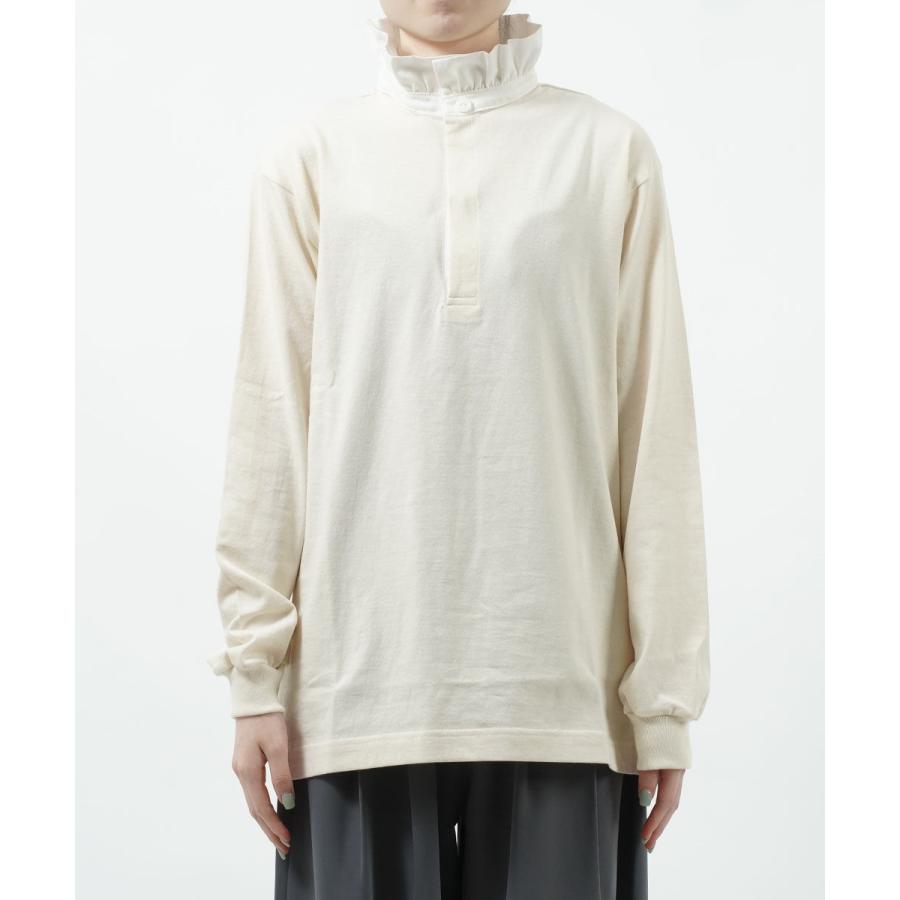 新品 dahl'ia ダリア プルオーバー シャツ sizeF/白 ■◇◎レディース dahl'ia（ダリア） ブラウス シャツ 「dahl'ia」ヘム フレア ブラウス