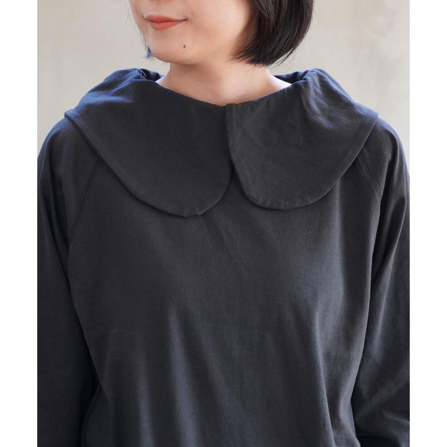 dahl'ia（ダリア） ラウンド ビッグカラー スウェットプルオーバー