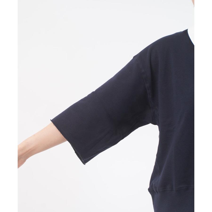 dahl'ia（ダリア） 襟付き 裏毛ワイドプルオーバー レディース 国内