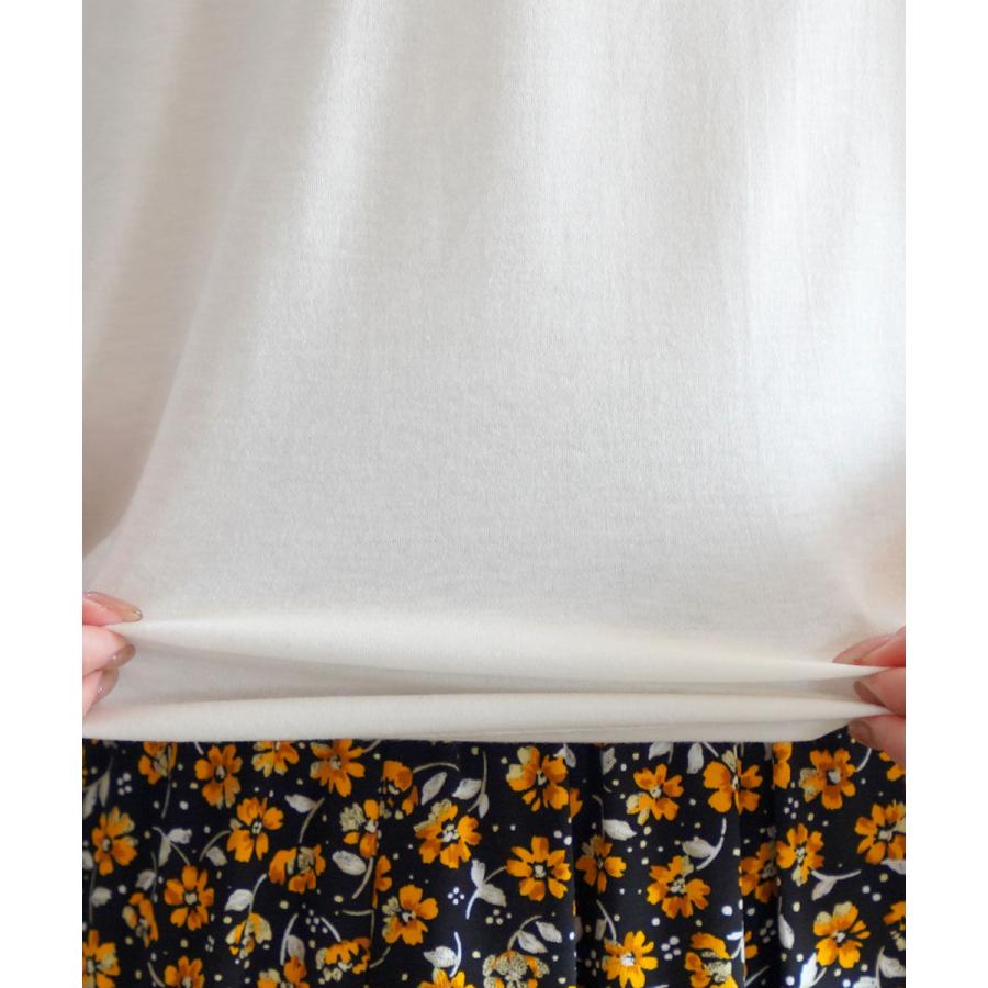 BEATRICE（ベアトリス） 裾タック ロゴプリントTシャツ レディース