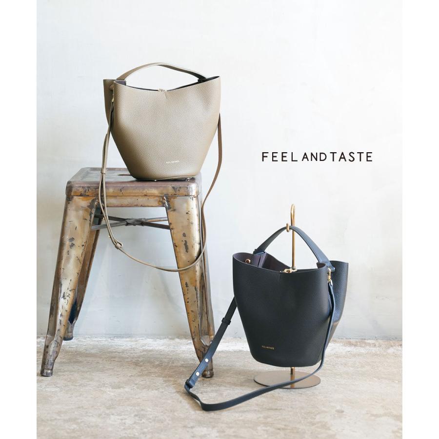 フィールアンドテイスト lily バケットショルダーバッグ FEEL AND TASTE F202B511 国内正規品 2025秋冬新作 送料無料 フィールアンドテイスト lily バケットショルダーバッグ FEEL AND