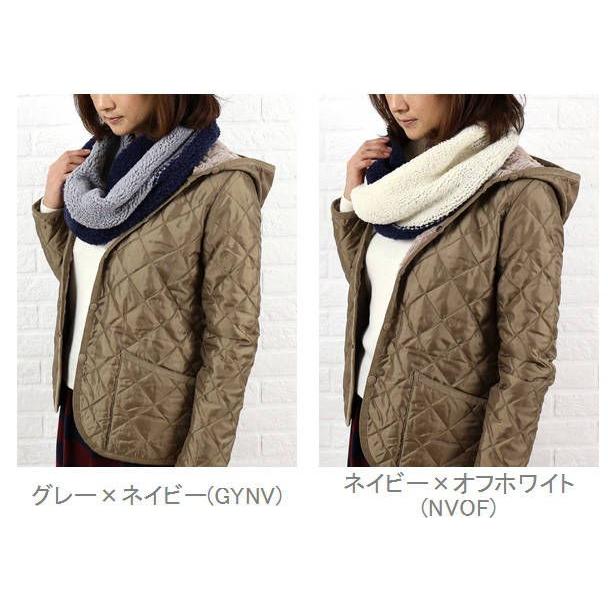 fofo(フォフォ) ウール ナイロンバイカラースヌード・FO-KN142009