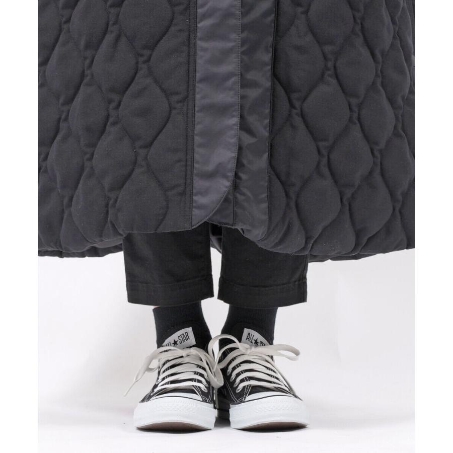 エフシーイー キルティング ロングコート キルトコート WOOL QUILT