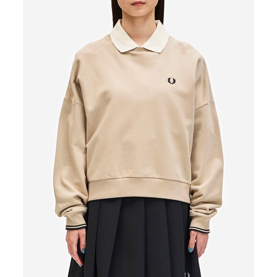 フレッドペリー Tipped Sweatshirt FRED PERRY レディース 国内正規品