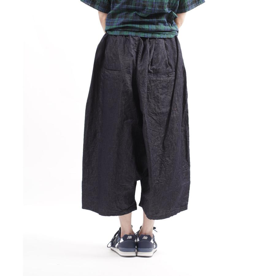 ガーゼ ワイドサルエルパンツ デニムパンツ Gauze# レディース 国内