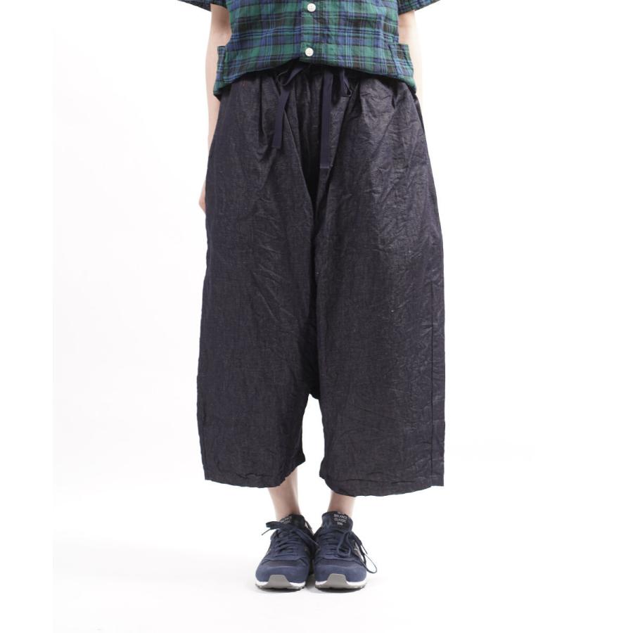 ガーゼ ワイドサルエルパンツ デニムパンツ Gauze# レディース 国内