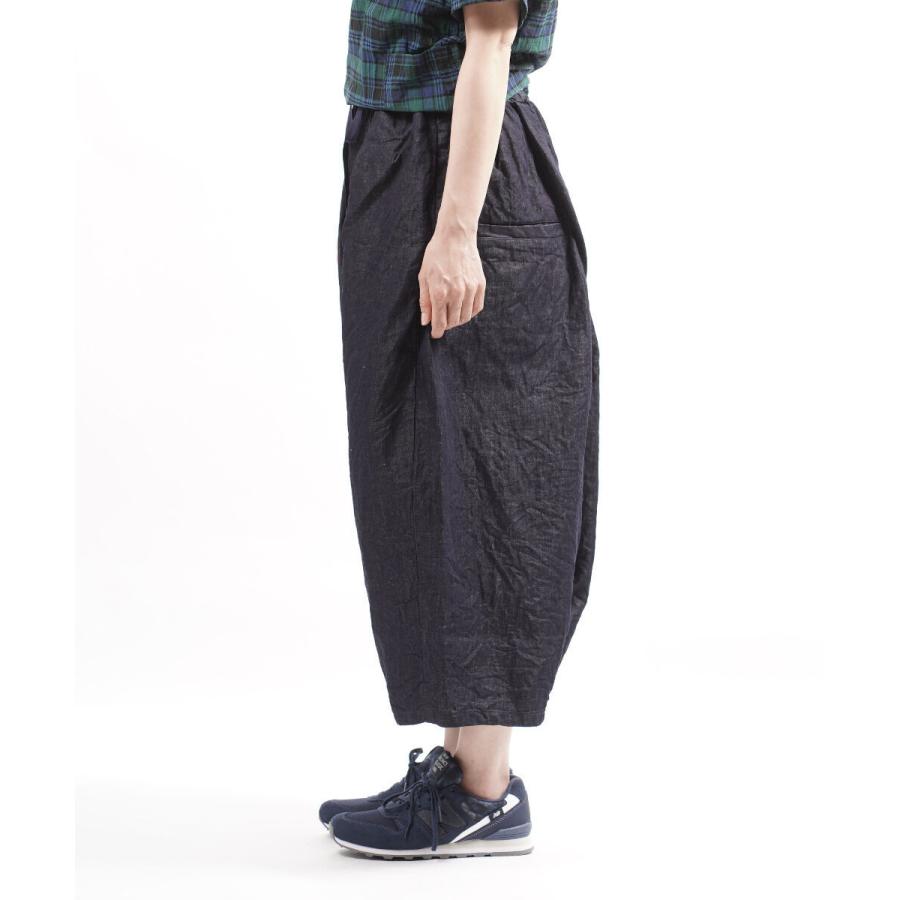 ガーゼ ワイドサルエルパンツ デニムパンツ Gauze# レディース 国内