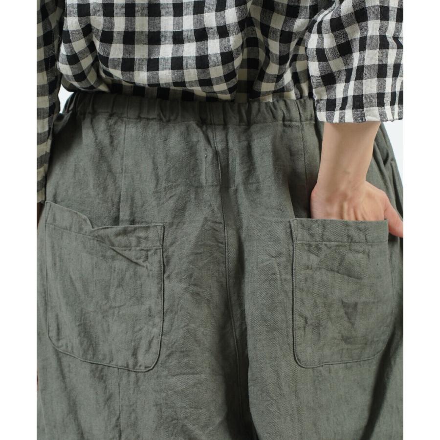 ガーゼ ショートチャーリパンツ リネンパンツ ワイドパンツ Gauze 2022春夏新作 レディース 国内正規品 G381LTGA