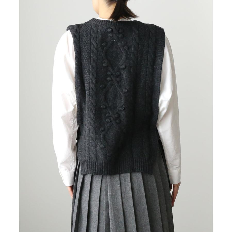 Gauze# ガーゼ アランニットストリングベスト レディース 国内