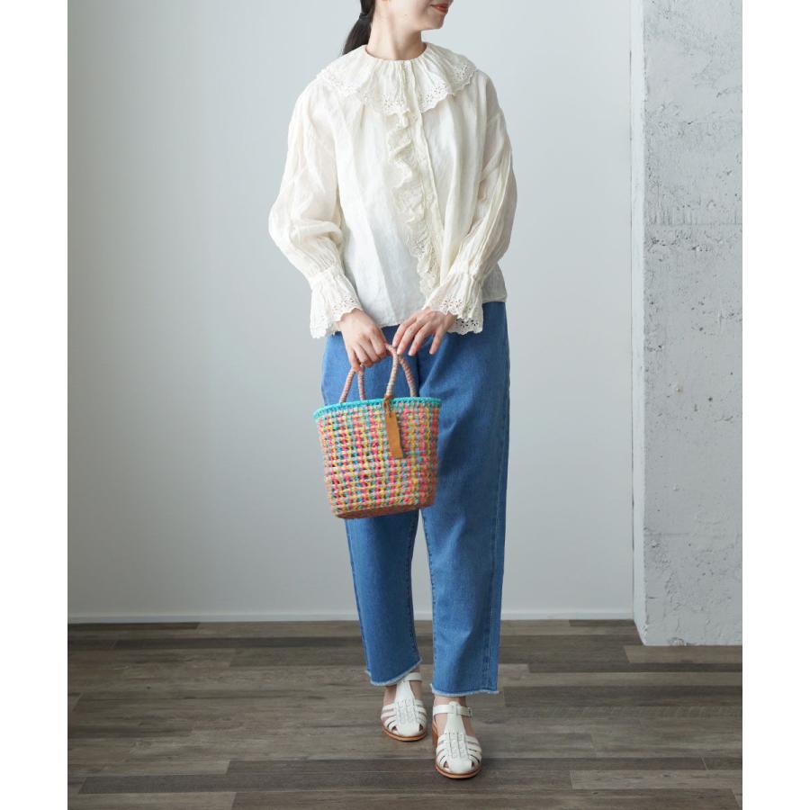 ガーゼ アンティークレースフリルブラウス Gauze# レディース ガーゼ アンティークレースフリルブラウス Gauze# レディース