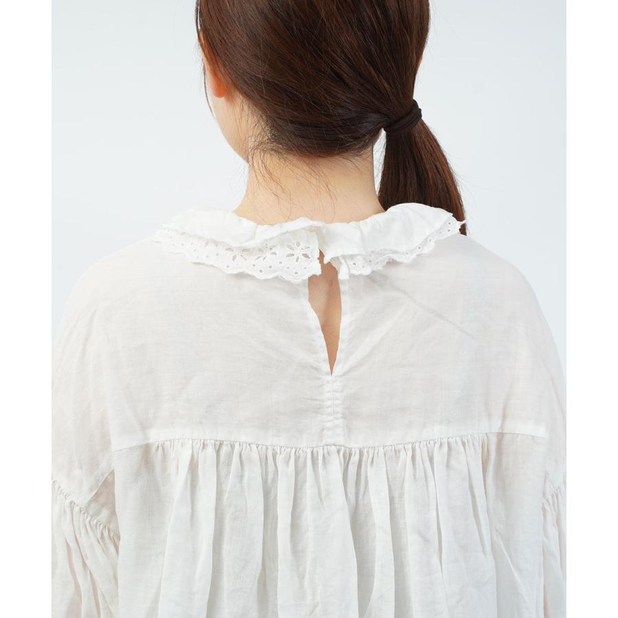 ガーゼ ダブルフリルブラウス Gauze# レディース 国内正規品 ガーゼ ダブルフリルブラウス Gauze# レディース 国内正規品