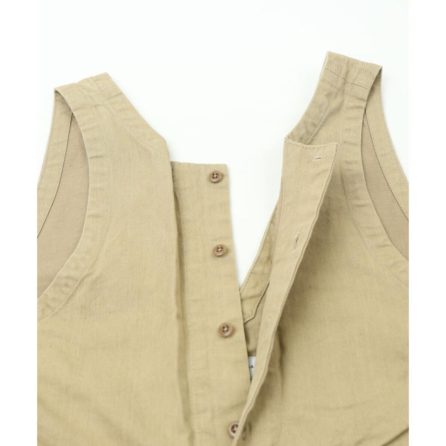 BEAVER別注 グランマママドーター サロペット 白 ホワイト BEAVER別注 グランマママドーター サロペット 白 ホワイト