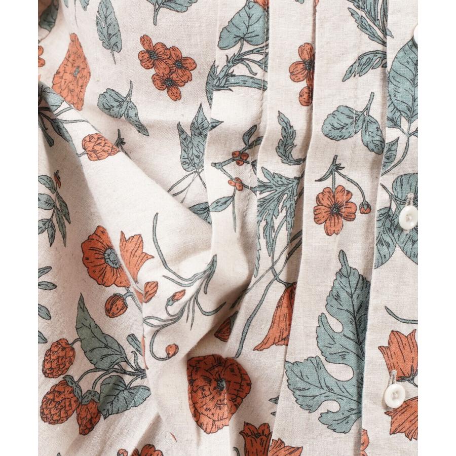 【タグ付新品】GRANDMA MAMA DAUGHTER BY KATO シャツ タックフリルカドマルエリH/Sシャツ KATO` GRANDMA MAMA DAUGHTER